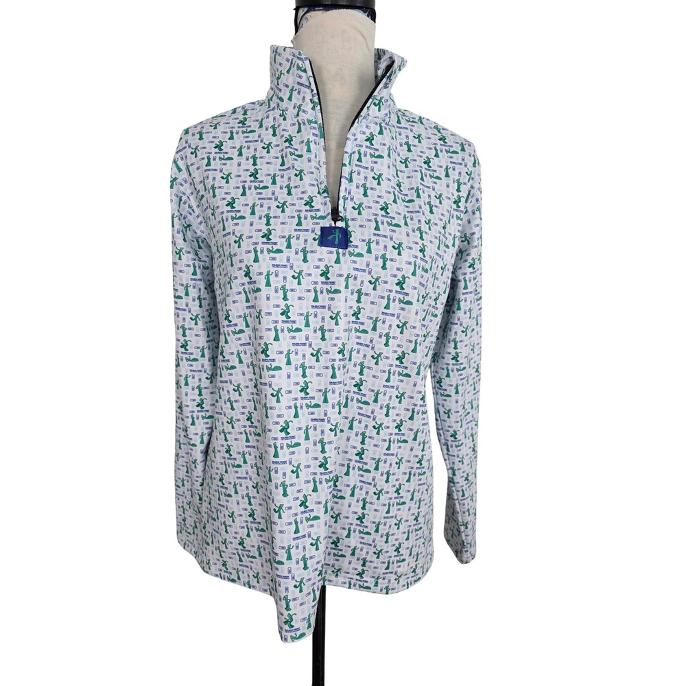 Forged Fabrics Womens Gumby Toledo Ticket Technologies Quarter Zip Pullover M